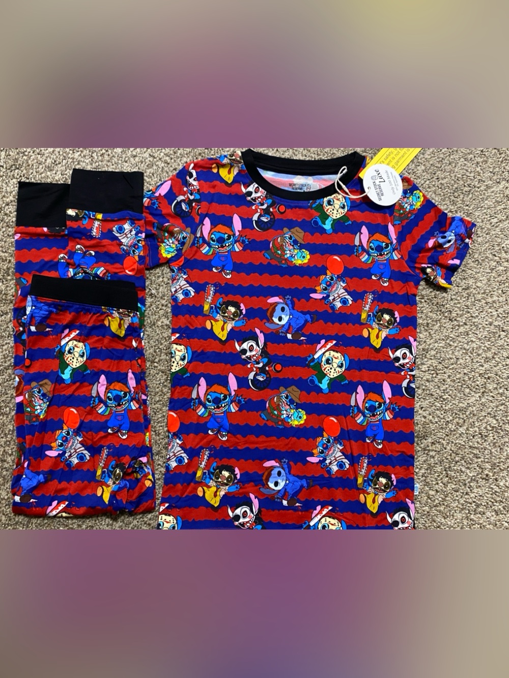 Secret Stock Reserve Stitch horror Pajama Set 5/6